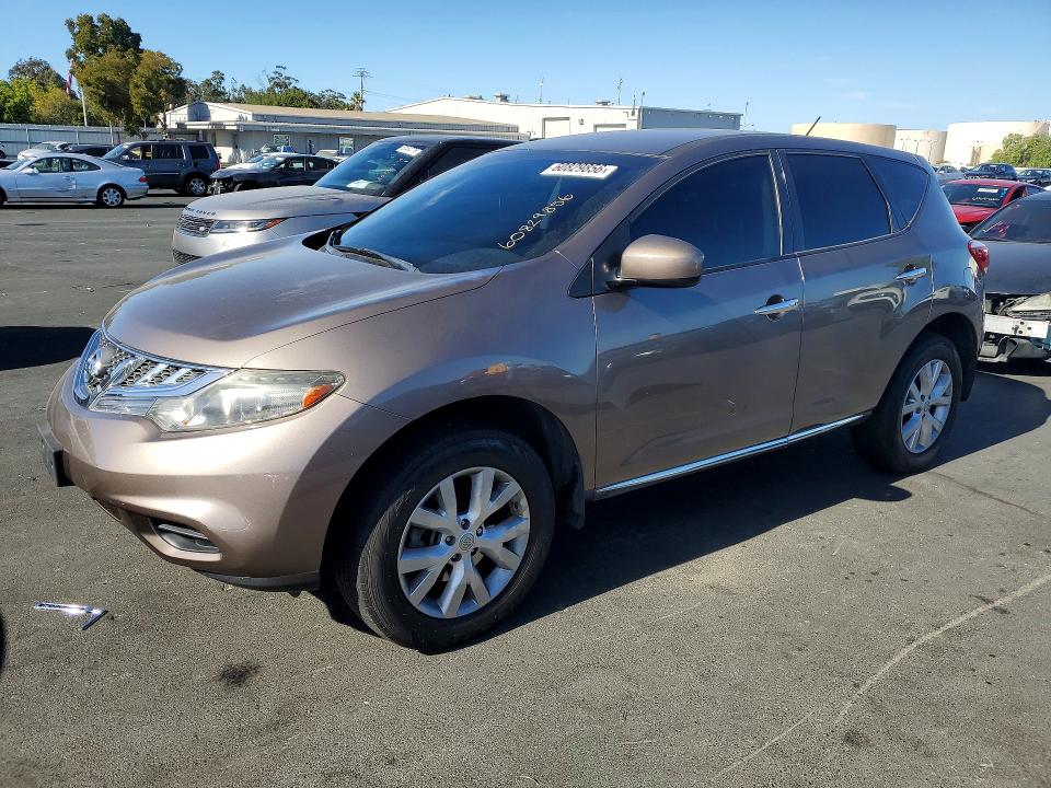 2014 Nissan Murano VIN JN8AZ1MW3EW517736 COPART salvage auction — MINOR DENT/SCRATCHES, Ca - Dis/Dlr/Exp Only Clean Title, sold $1,100 on 2026-07-19 (photo 1)