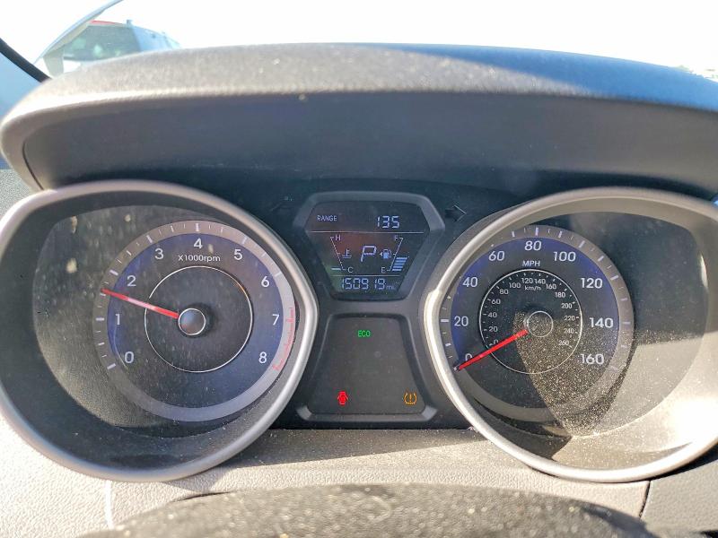 2016 Hyundai Elantra VIN KMHDH4AE8GU491007 COPART salvage auction — REAR END, Ca - Dlr/Dis/Exp Only Salvage Title, sold $1,250 on 2026-07-07 (photo 9)