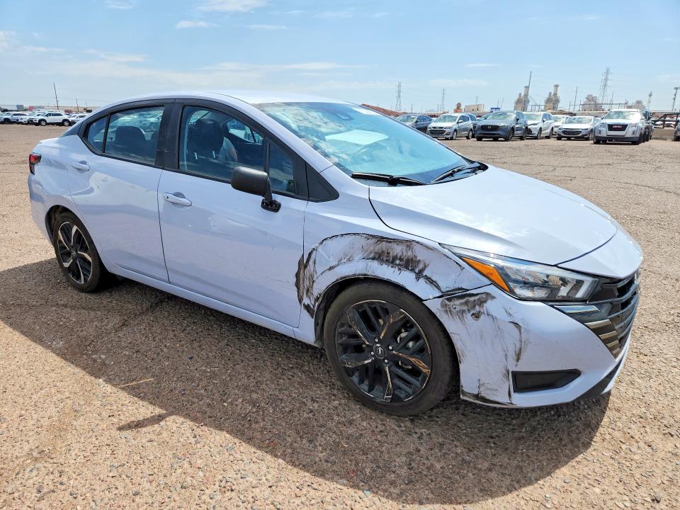 2025 Nissan Versa VIN 3N1CN8FV3SL835583 COPART salvage auction — SIDE, Az - Certificate Of Title (P), sold $10,300 on 2026-07-27 (photo 4)