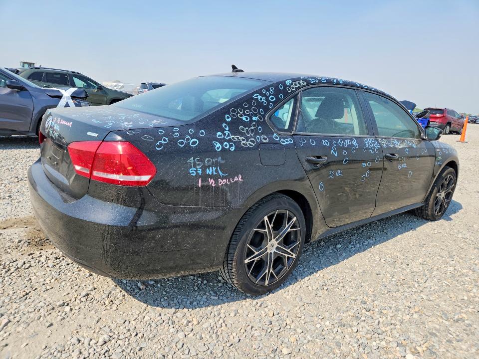 2015 Volkswagen VIN 1VWAT7A37FC018643 COPART salvage auction — HAIL, Co - Certificate Of Title, sold $1,000 on 2026-07-23 (photo 3)