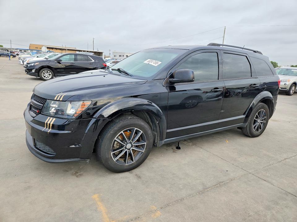 2017 Dodge Journey VIN 3C4PDCAB2HT573565 COPART salvage auction — FRONT END, TX - SALVAGE VEHICLE TITLE (P), sold $500 on 2026-08-02 (photo 1)