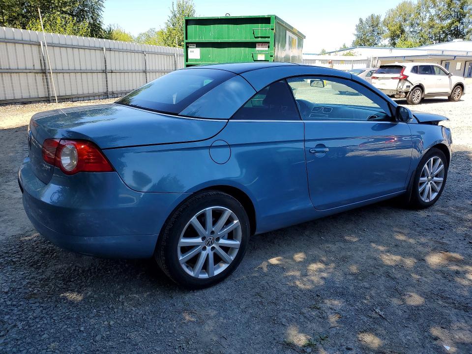 2008 Volkswagen Eos VIN WVWBA71F18V053130 COPART salvage auction — FRONT END, Wa - Bill Of Sale, sold $700 on 2026-08-03 (photo 3)