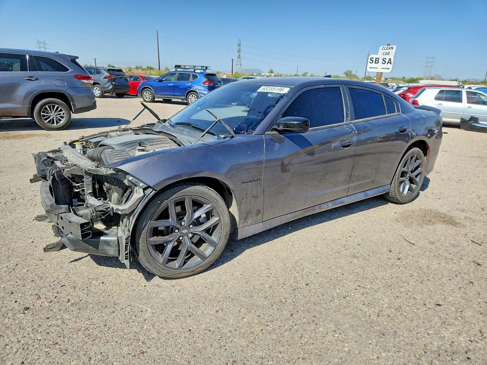 2022 Dodge Charger VIN 2C3CDXCT3NH248797 COPART salvage auction — SIDE, Az - Cert Of Title - Salvage, sold $9,100 on 2026-08-21 (photo 1)