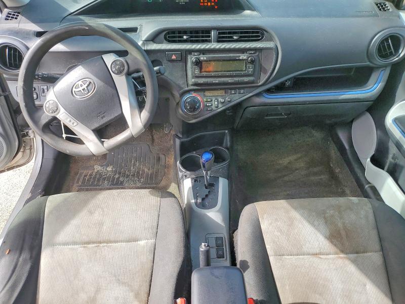 2013 Toyota Prius c VIN JTDKDTB3XD1545029 COPART salvage auction — FRONT END, FL - CERT OF TITLE SLVG REBUILDABLE, sold $375 on 2026-07-28 (photo 8)