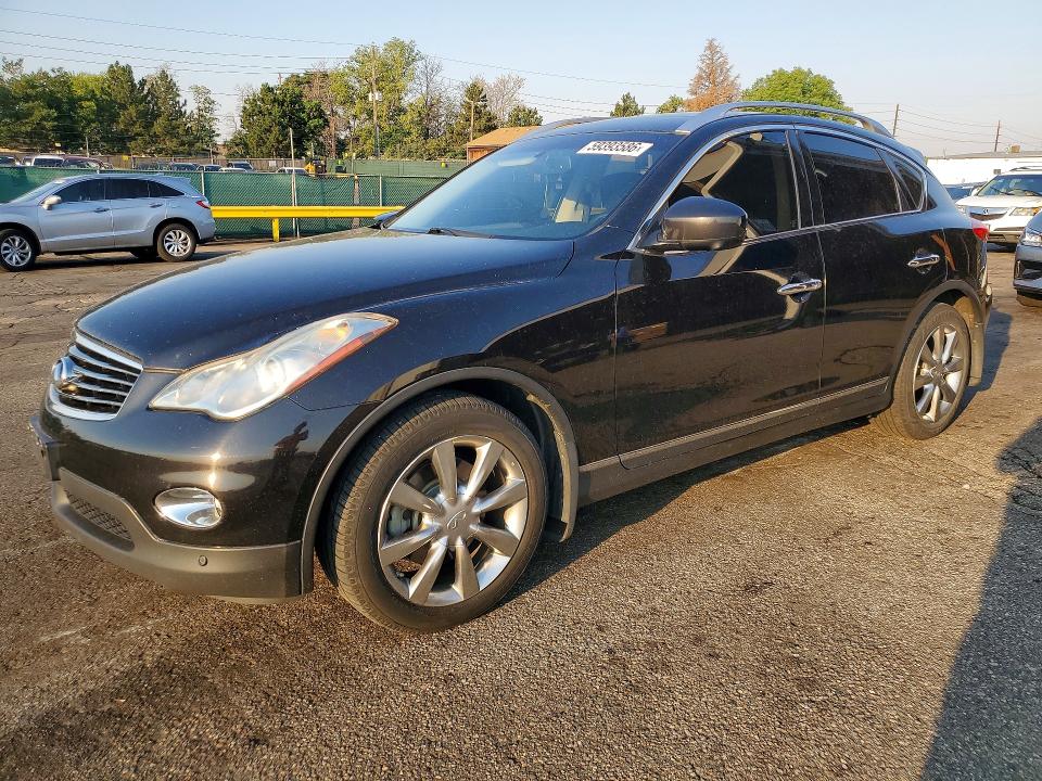 2012 Infiniti Ex VIN JN1AJ0HR7CM451821 COPART salvage auction — REAR END, Co - Public - Salvage Title, sold $2,400 on 2026-07-28 (photo 1)