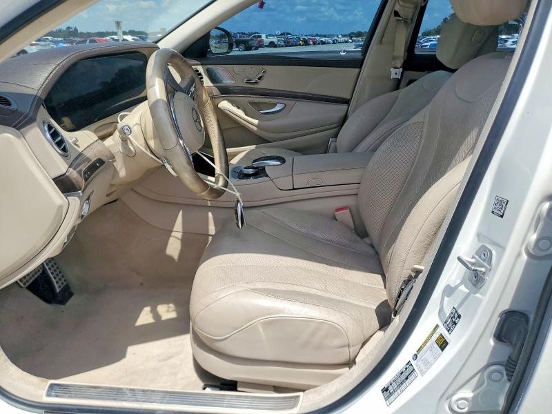 2018 Mercedes-benz S-klasse VIN WDDUG6GB8JA361694 COPART salvage auction — FRONT END, Fl - Certificate Of Title, sold $15,000 on 2026-08-25 (photo 7)
