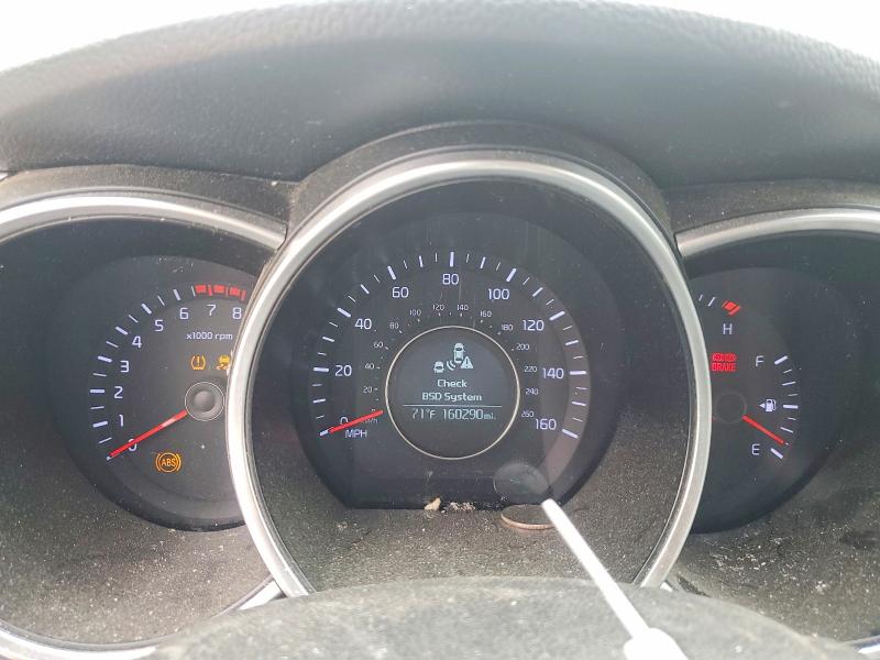 2014 Kia VIN 5XXGN4A7XEG348283 COPART salvage auction — FRONT END, Ca - Salvage Certificate, sold $250 on 2026-07-23 (photo 9)