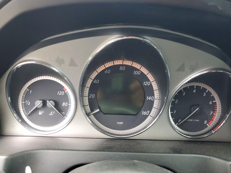 2009 Mercedes-benz C class VIN WDDGF56X99R052739 COPART salvage auction — FRONT END, Ca - Cert Of Title-Salvaged, sold $125 on 2026-07-28 (photo 9)