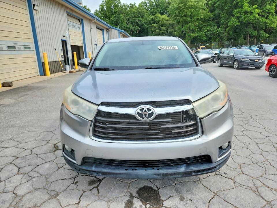 2014 Toyota Highlander VIN 5TDZKRFH9ES023218 COPART salvage auction — SIDE, Fl - Certificate Of Title, sold $625 on 2026-07-30 (photo 5)