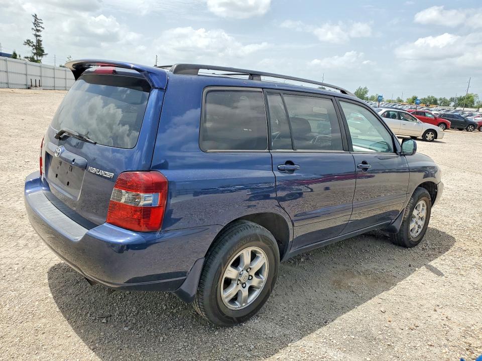 2007 Toyota Highlander VIN JTEEP21A670210953 COPART salvage auction — FRONT END, Ia - Cert Of Title-Salvage Title, sold $550 on 2026-07-22 (photo 3)
