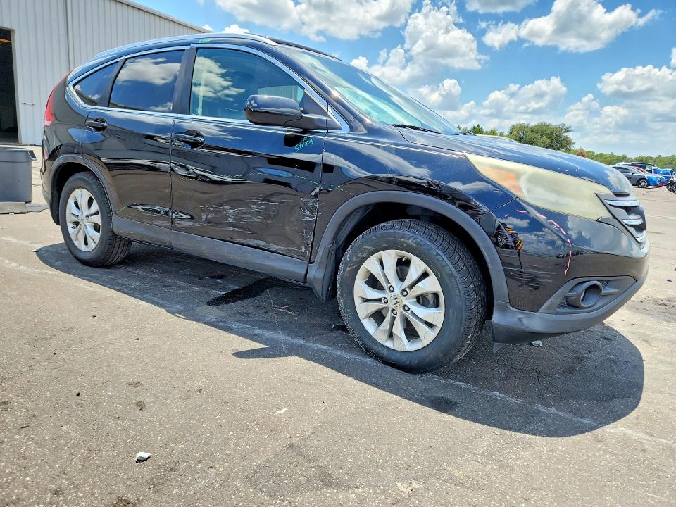 2012 Honda Cr-v VIN JHLRM3H71CC007611 COPART salvage auction — SIDE, Fl - Cert Of Title Slvg Rebuildable, sold $2,550 on 2026-07-27 (photo 4)