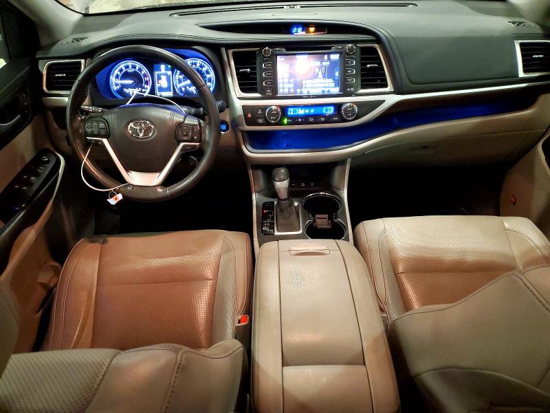 2015 Toyota Highlander VIN 5TDDKRFH4FS205873 COPART salvage auction — FRONT END, MN - CERT OF TITLE-SALVAGE, sold $675 on 2026-07-27 (photo 8)