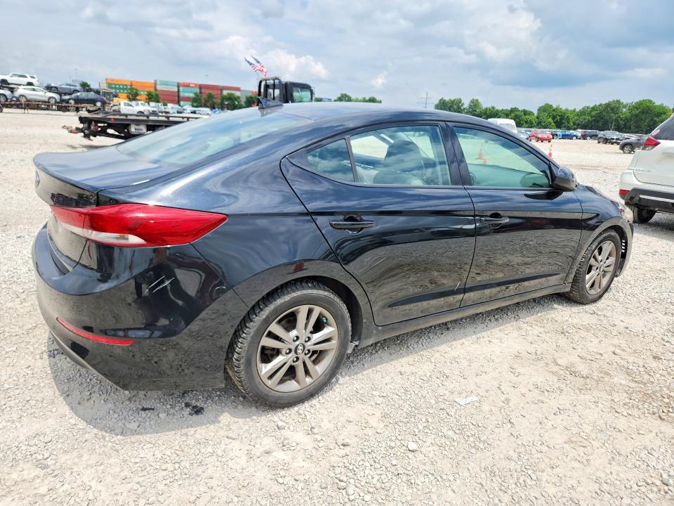 2018 Hyundai Elantra VIN 5NPD84LF0JH339816 COPART salvage auction — VANDALISM, Pa - Certificate Of Salvage, sold $2,800 on 2026-07-31 (photo 3)