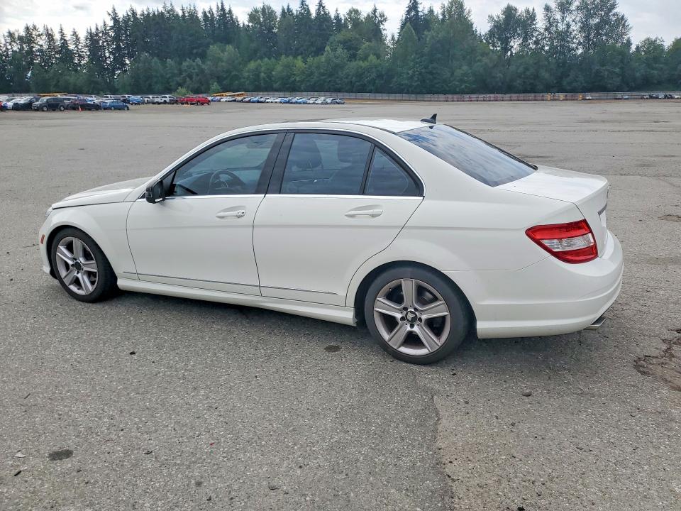 2010 Mercedes-benz C-klasse VIN WDDGF8BB8AF420491 COPART salvage auction — FRONT END, WA - BILL OF SALE, sold $1,250 on 2026-08-03 (photo 2)