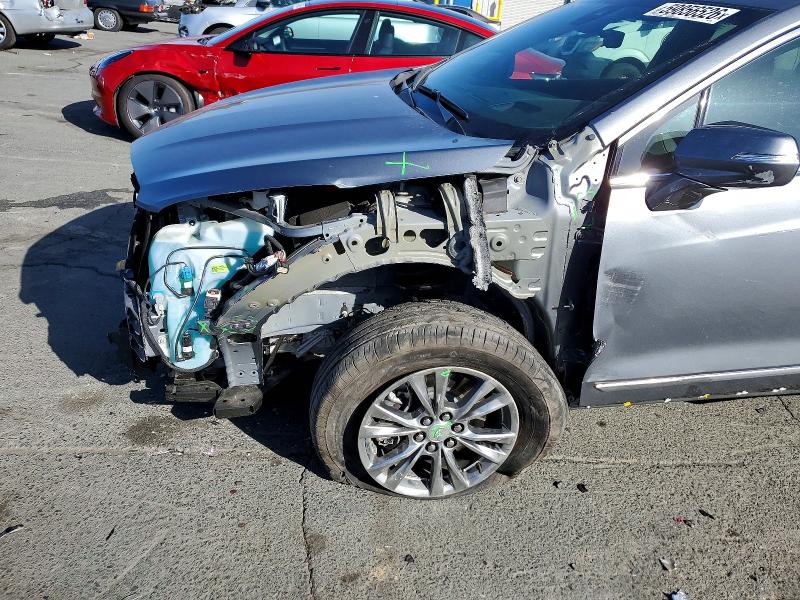 2021 Cadillac Xt5 VIN 1GYKNCRSXMZ109917 COPART salvage auction — FRONT END, Ca - Salvage Certificate, sold $6,500 on 2026-07-10 (photo 9)