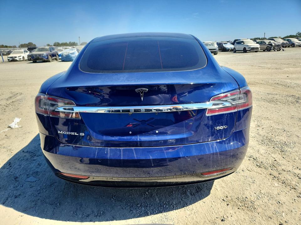 2018 Tesla Model s VIN 5YJSA1E28JF282820 COPART salvage auction — FRONT END, Ut - Salvage Certificate, sold $7,600 on 2026-07-30 (photo 6)