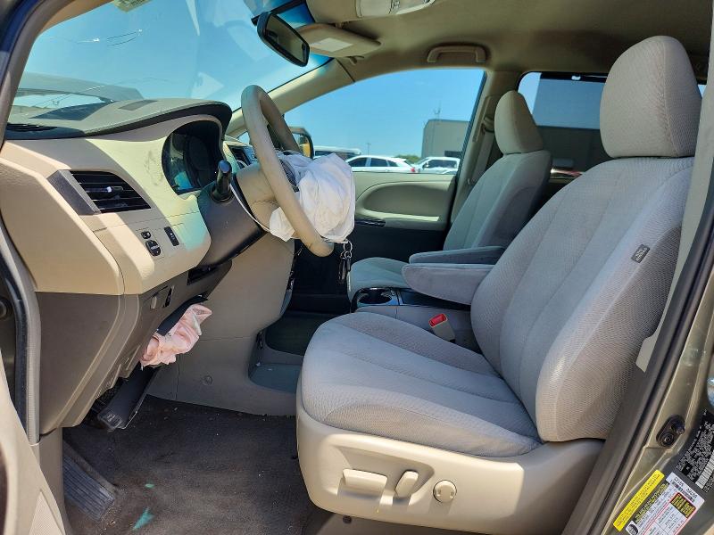 2011 Toyota Sienna VIN 5TDKK3DC0BS157438 COPART salvage auction — FRONT END, TX - SALVAGE VEHICLE TITLE (P), sold $475 on 2026-07-16 (photo 7)