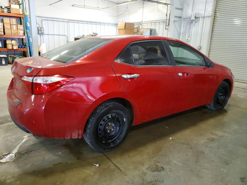 2015 Toyota Corolla VIN 5YFBURHE3FP209958 COPART salvage auction — REAR END, Mn - Cert Of Title-Prior Salvage, sold $1,650 on 2026-07-27 (photo 3)