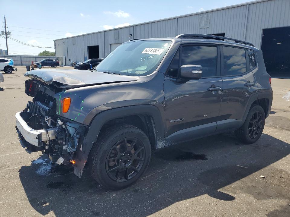 2020 Jeep Renegade VIN ZACNJBBB7LPL06329 COPART salvage auction — FRONT END, Fl - Cert Of Title Slvg Rebuildable, sold $2,900 on 2026-08-19 (photo 1)