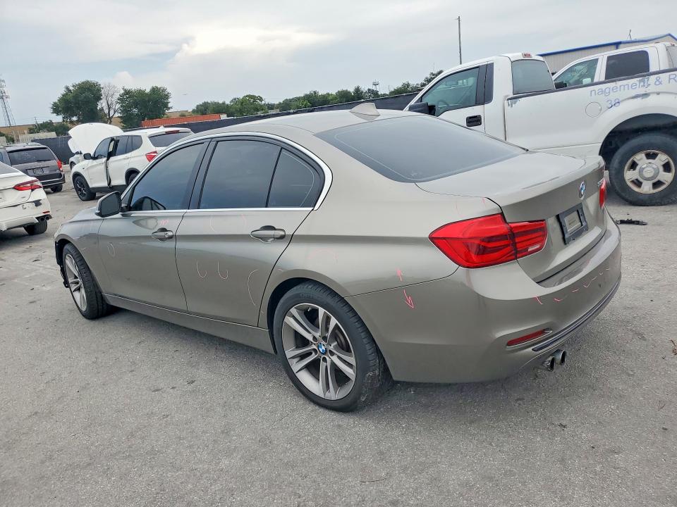 2018 BMW 3er VIN WBA8B9G50JNU57640 COPART salvage auction — FRONT END, Fl - Cert Of Title Slvg Rebuildable, sold $4,000 on 2026-08-11 (photo 2)