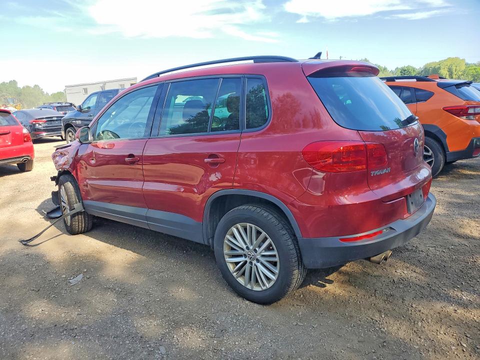 2016 Volkswagen Tiguan VIN WVGJV7AX3GW071383 COPART salvage auction — FRONT END, ON - PERMIT SALVAGE, sold $500 on 2026-07-28 (photo 2)