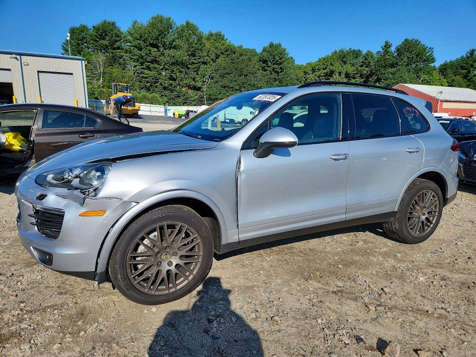 2018 Porsche Cayenne VIN WP1AA2A21JKA05113 COPART salvage auction — FRONT END, Ma - Cert Of Title-Salvage, sold $3,100 on 2026-08-17 (photo 1)