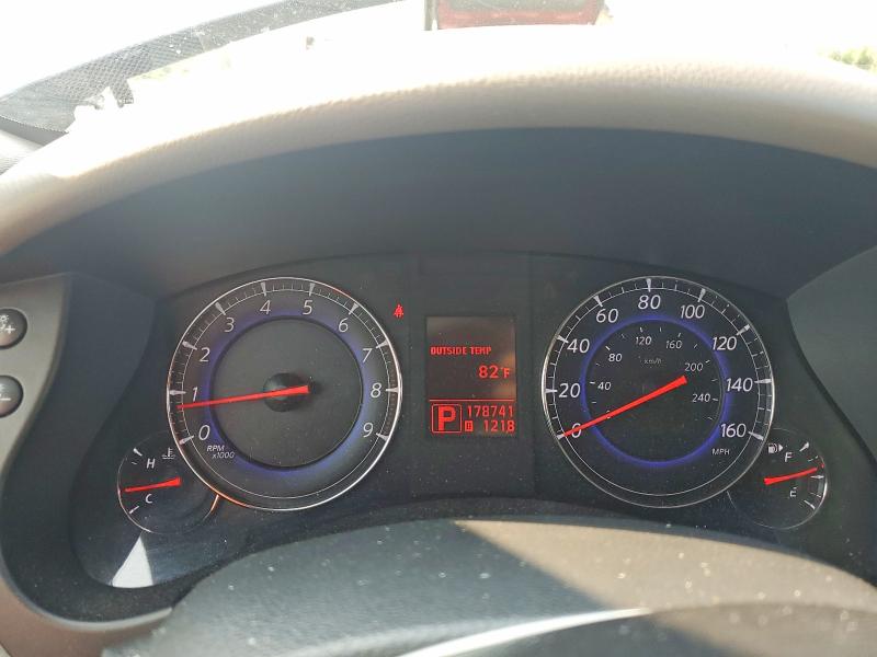 2008 Infiniti Ex35 VIN JNKAJ09F78M353685 COPART salvage auction — FRONT END, Oh - Cert Of Title-Salvage, sold $90 on 2026-07-23 (photo 9)