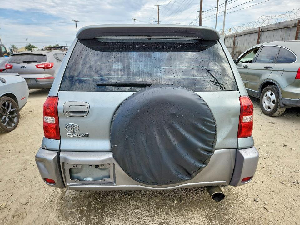 2004 Toyota Rav4 VIN JTEGD20V740039731 COPART salvage auction — REAR END, Ca - Dis/Dlr/Exp App For Dup Clean, sold $450 on 2026-07-27 (photo 6)