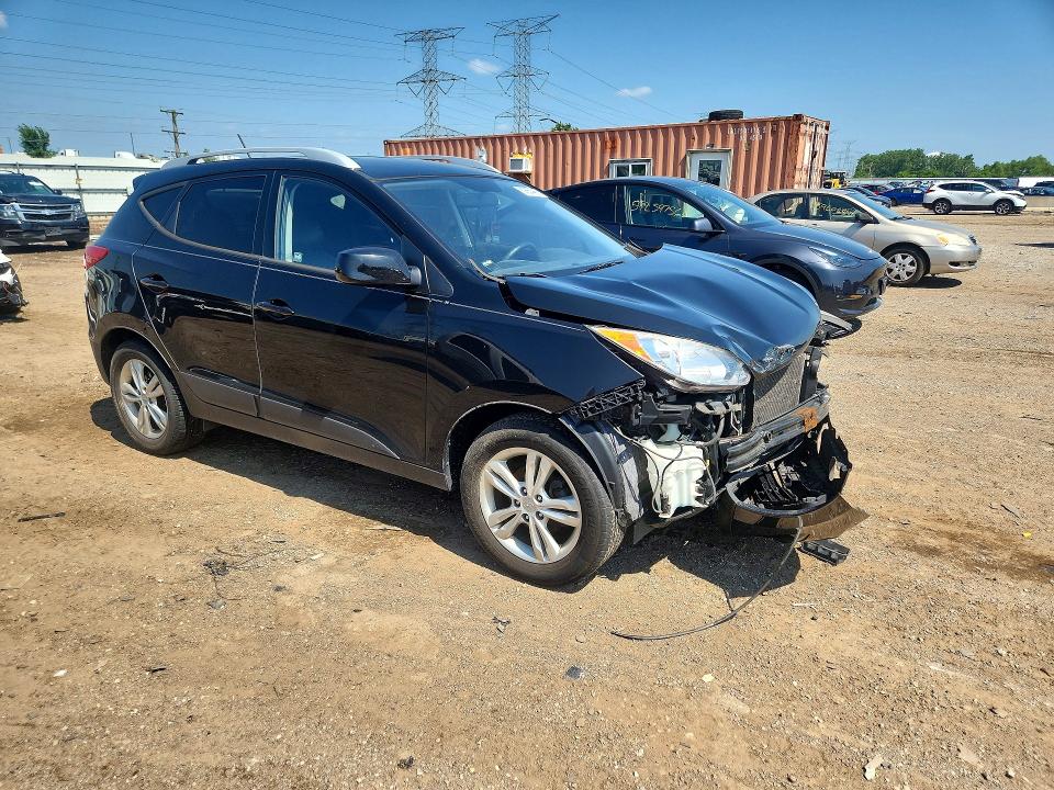 2011 Hyundai Tucson VIN KM8JU3AC2BU284905 COPART salvage auction — FRONT END, Il - Salvage Certificate, sold $525 on 2026-07-31 (photo 4)