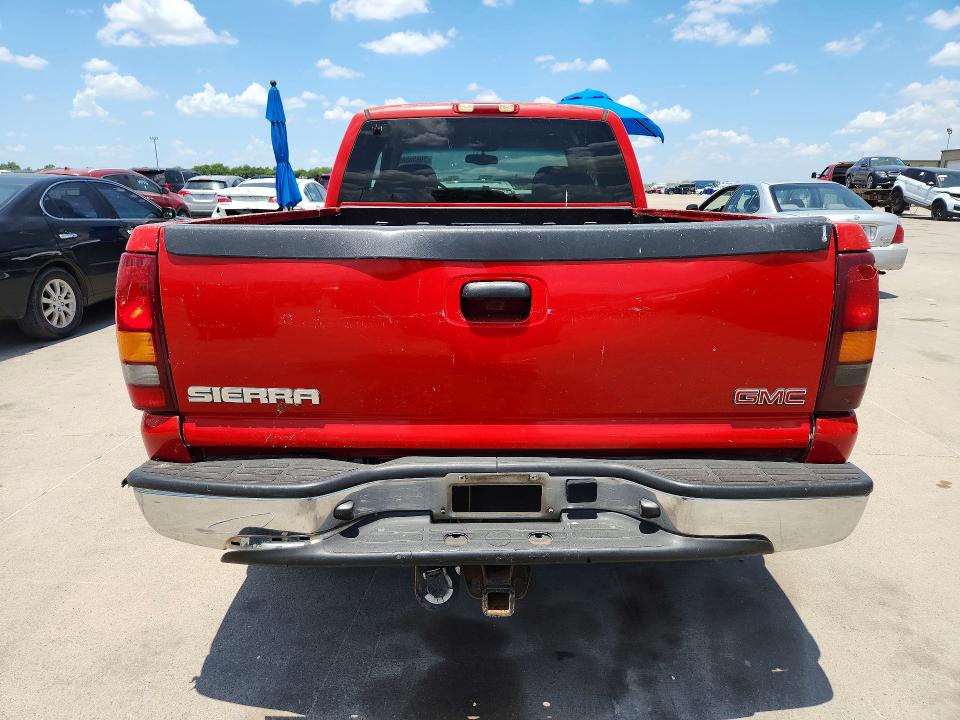 2002 Gmc Sierra 1500 VIN 1GTEK19T02E300209 COPART salvage auction — REAR END, TX - CERTIFICATE OF TITLE, sold $625 on 2026-07-09 (photo 6)