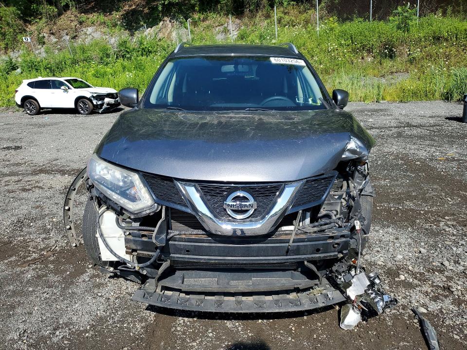 2016 Nissan Rogue VIN KNMAT2MV5GP657357 COPART salvage auction — FRONT END, Ny - Mv-907A Salvage Certificate, sold $475 on 2026-07-16 (photo 5)