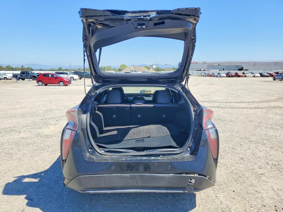 2017 Toyota Prius VIN JTDKBRFU9H3050939 COPART salvage auction — REAR END, Ca - Salvage Certificate, sold $3,550 on 2026-07-24 (photo 6)
