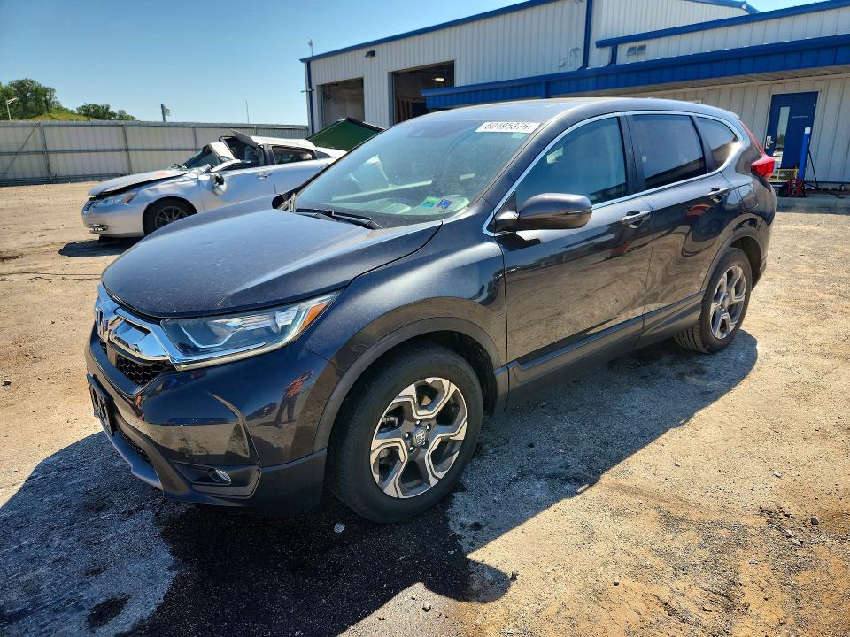 2017 Honda Cr-v VIN 7FARW1H52HE007383 COPART salvage auction — HAIL, WI - CERTIFICATE OF TITLE, sold $200 on 2026-07-21 (photo 1)