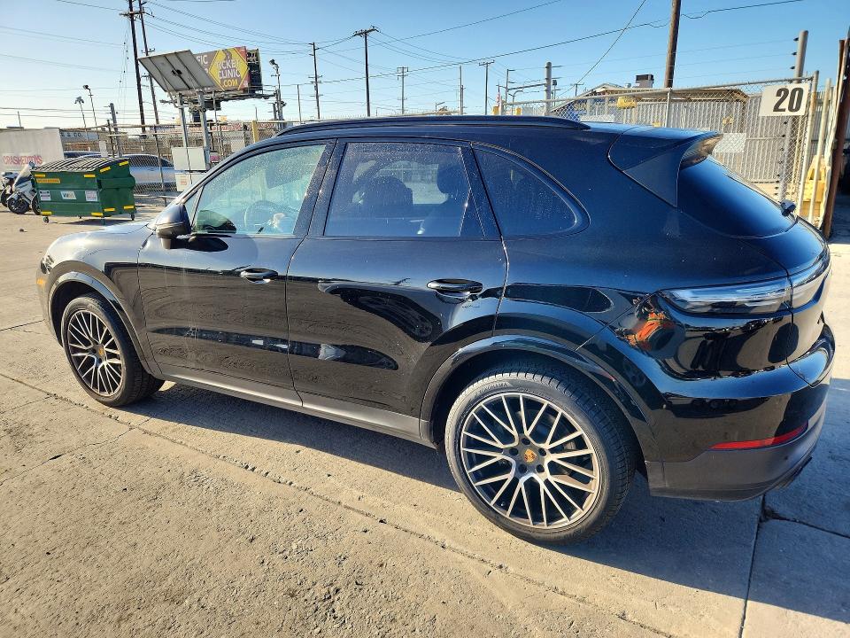 2021 Porsche Cayenne VIN WP1AB2AYXMDA27704 COPART salvage auction — FRONT END, CA - SALVAGE CERTIFICATE, sold $19,000 on 2026-07-29 (photo 2)