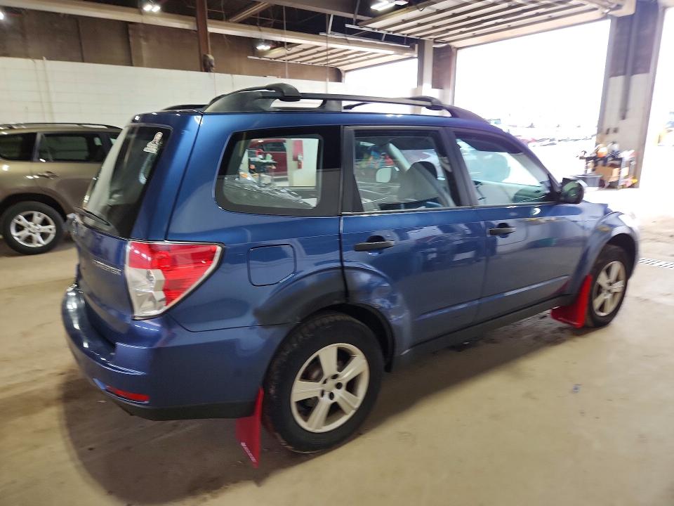 2011 Subaru Forester VIN JF2SHBBC3BG750945 COPART salvage auction — HAIL, Mn - Cert Of Title-Salvage, sold $875 on 2026-07-09 (photo 3)