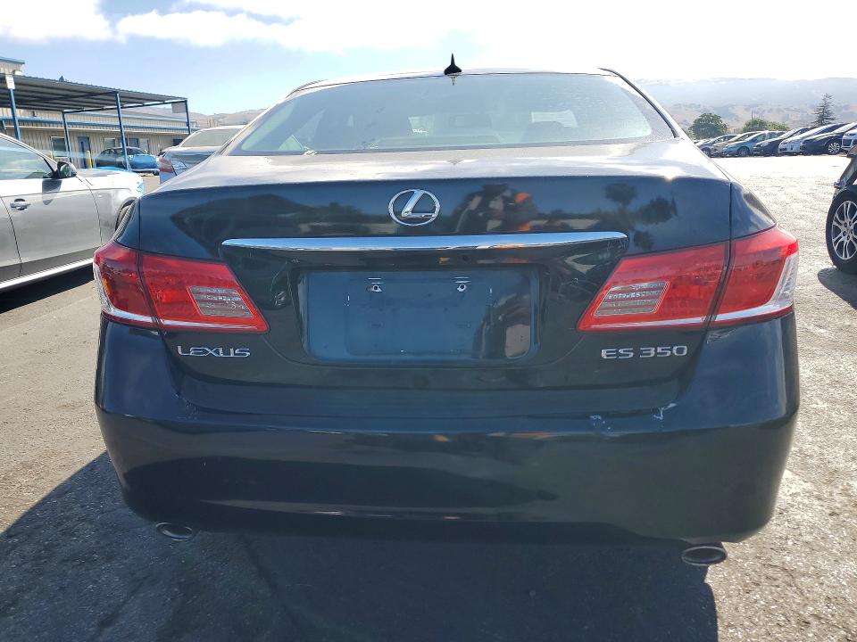 2010 Lexus ES VIN JTHBK1EG4A2390782 COPART salvage auction — VANDALISM, CA - SALVAGE CERTIFICATE, sold $600 on 2026-07-28 (photo 6)