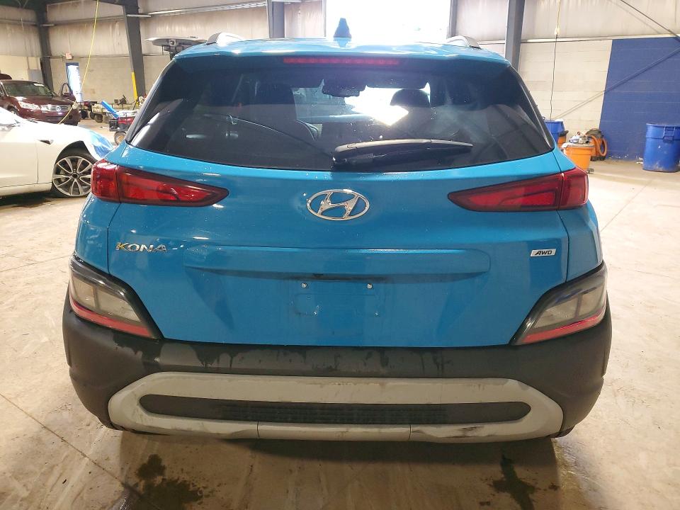 2023 Hyundai Kona VIN KM8K6CAB6PU977358 COPART salvage auction — FRONT END, Pa - Certificate Of Salvage, sold $3,950 on 2026-07-22 (photo 6)
