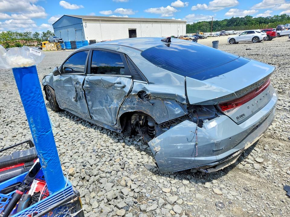 2023 Hyundai Elantra VIN KMHLP4AG3PU406624 COPART salvage auction — SIDE, Nj - Cert Of Title-Salvage, sold $2,600 on 2026-07-27 (photo 2)