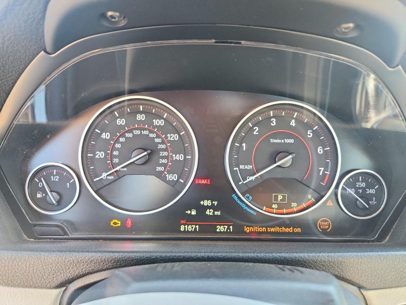 2018 BMW 4er VIN WBA4Z7C56JED47988 COPART salvage auction — WATER/FLOOD, MA - CERT OF TITLE-SALVAGE, sold $7,300 on 2026-08-12 (photo 9)
