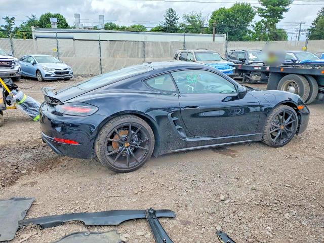 2021 Porsche Cayman VIN WP0AA2A80MS260491 COPART salvage auction — ALL OVER, PA - CERTIFICATE OF SALVAGE, sold $29,250 on 2026-08-17 (photo 3)