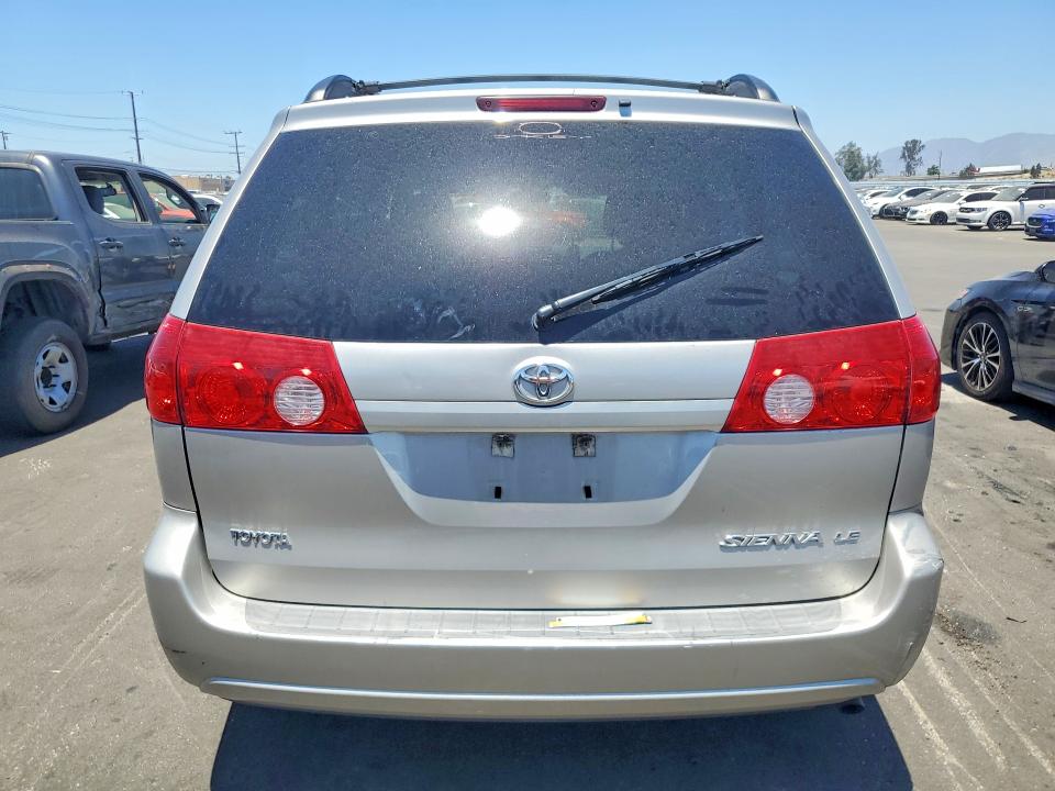 2005 Toyt Sienna VIN 5TDZA23C76S431060 COPART salvage auction — REAR END, Ca - Dis/Dlr/Exp Only Clean Title, sold $875 on 2026-07-27 (photo 6)