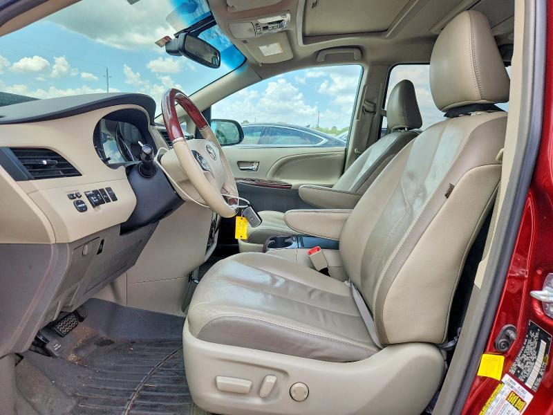 2012 Toyota Sienna VIN 5TDYK3DC0CS207962 COPART salvage auction — FRONT END, Ut - Certificate Of Title, sold $2,300 on 2026-07-16 (photo 7)