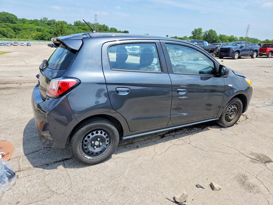 2024 Mitsubishi Mirage VIN ML32AUHJ4RH032767 COPART salvage auction — FRONT END, FL - CERT OF TITLE SLVG REBUILDABLE (P), sold $1,900 on 2026-07-15 (photo 3)