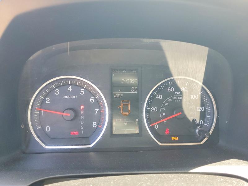 2007 Honda Cr-v VIN JHLRE38707C071724 COPART salvage auction — REAR END, Ca - Salvage Certificate, sold $800 on 2026-07-24 (photo 9)
