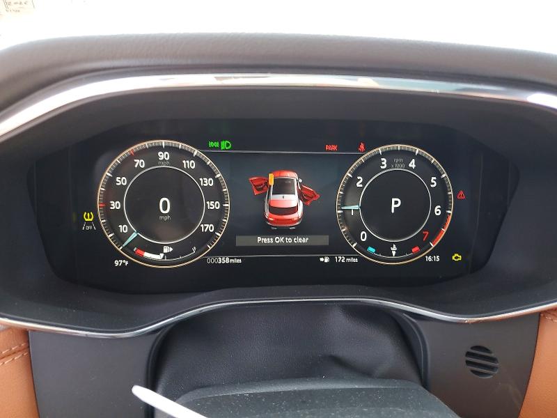 2026 Jaguar F-pace VIN SADCT2EX7TA757339 COPART salvage auction — REAR END, Pa - Certificate Of Salvage, sold $1,300 on 2026-07-24 (photo 9)