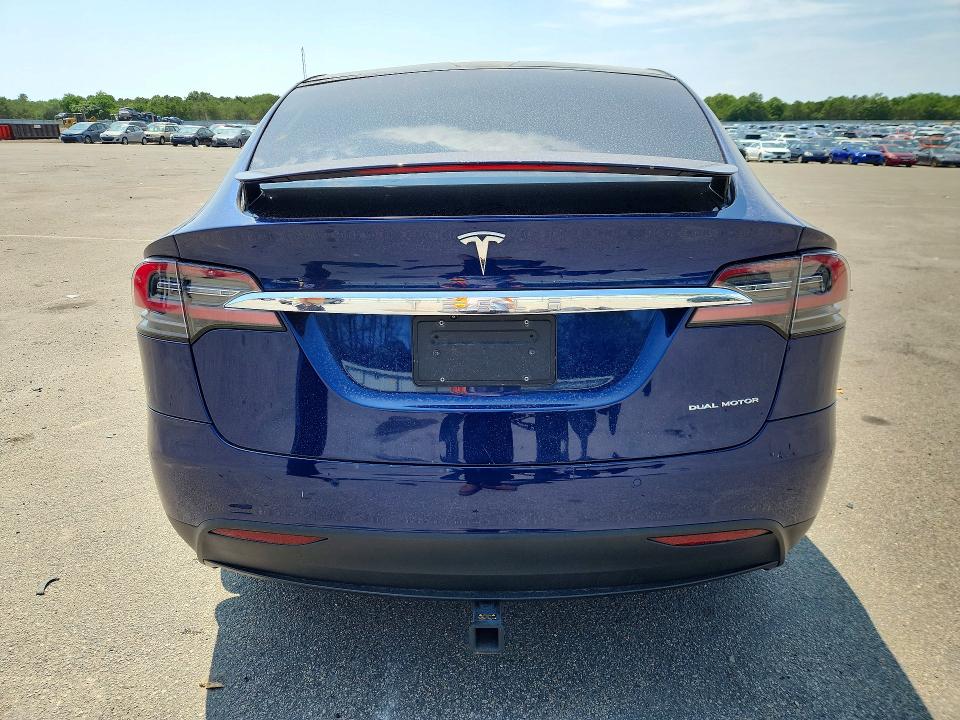 2020 Tesla Model x VIN 5YJXCBE2XLF233529 COPART salvage auction — FRONT END, NY - MV-907A SALVAGE CERTIFICATE, sold $11,200 on 2026-07-20 (photo 6)