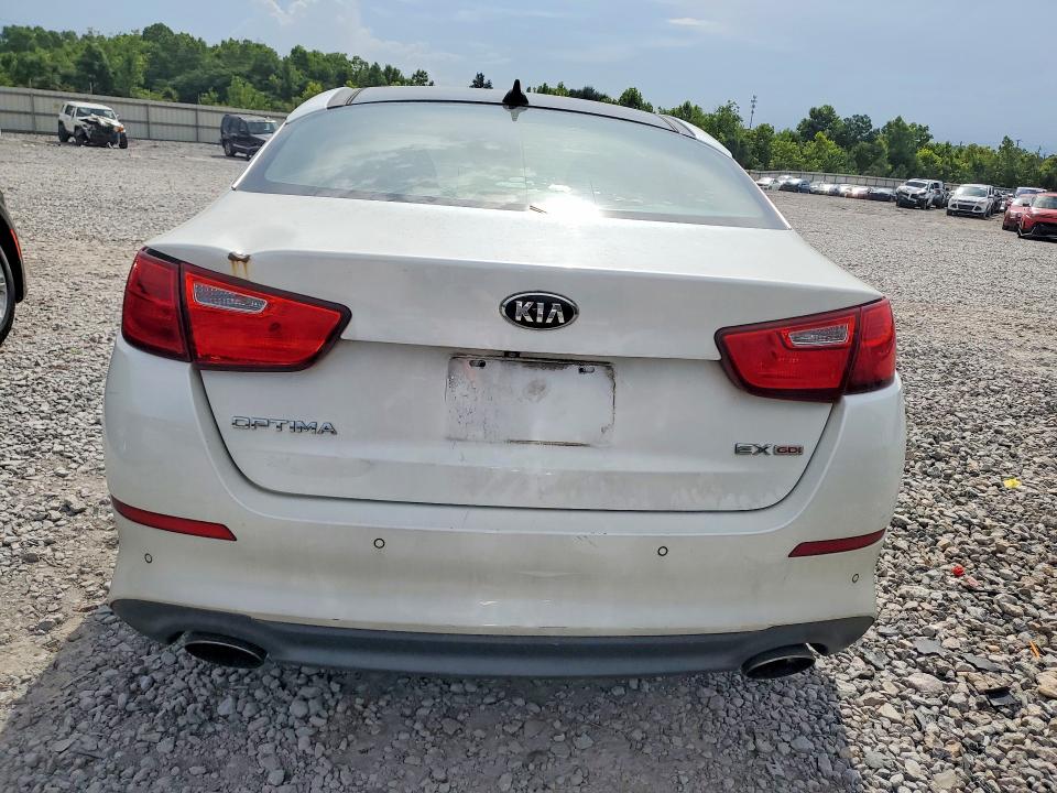 2015 Kia Optima VIN 5XXGN4A70FG392486 COPART salvage auction — UNDERCARRIAGE, Al - Certificate Of Title, sold $250 on 2026-07-28 (photo 6)
