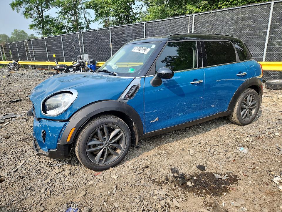 2012 Mini Cooper VIN WMWZC5C58CWM13172 COPART salvage auction — FRONT END, MD - CERT OF SALVAGE > 75% DAMAGE, sold $425 on 2026-08-25 (photo 1)
