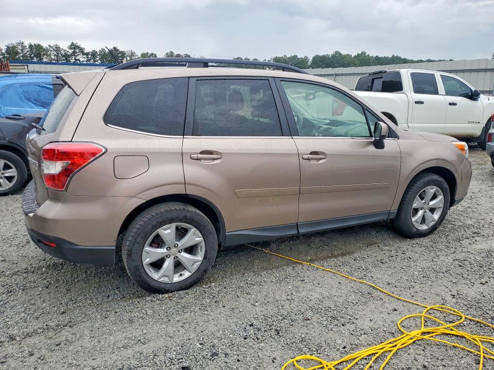 2015 Subaru Forester VIN JF2SJAHC7FH406900 COPART salvage auction — MECHANICAL, GA - CERTIFICATE OF TITLE, sold $1,450 on 2026-07-27 (photo 3)