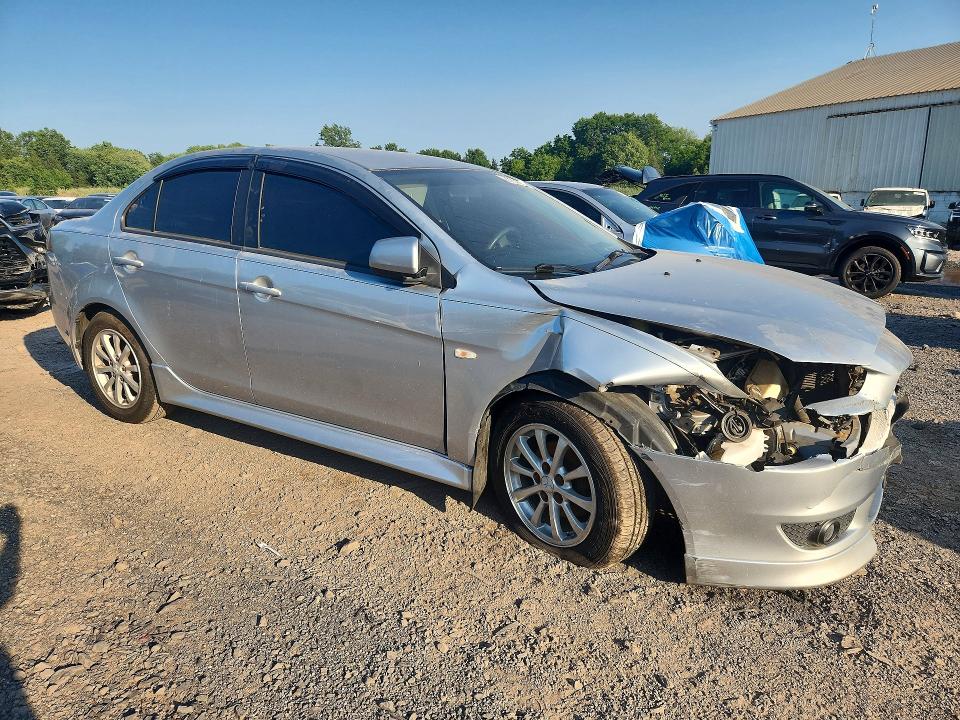 2010 Mitsubishi Lancer VIN JA32U2FU4AU030940 COPART salvage auction — FRONT END, PA - CERTIFICATE OF SALVAGE, sold $625 on 2026-07-27 (photo 4)